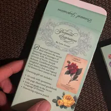 Cartas de oráculo de inspiración botánica, cartas divertidas de oráculo para fiesta familiar, juegos de mesa en inglés, cartas de Tarot