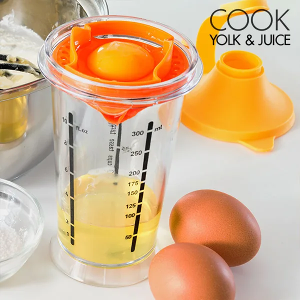 Cook Yolk& Juice Mixing Glass with Juicer