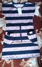 Vestido de verano estilo informal para niña, traje a rayas para niñas, ropa de verano estilo informal, vestido de verano para niñas y adolescente, ropa para 6 8 10 12 13 14 años, verano