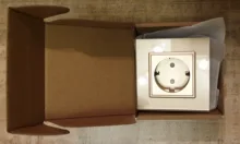 Power-Socket Glass-Panel Livolo Eu Wall Standard White 16A Crystal AC No 110--250v No-Logo