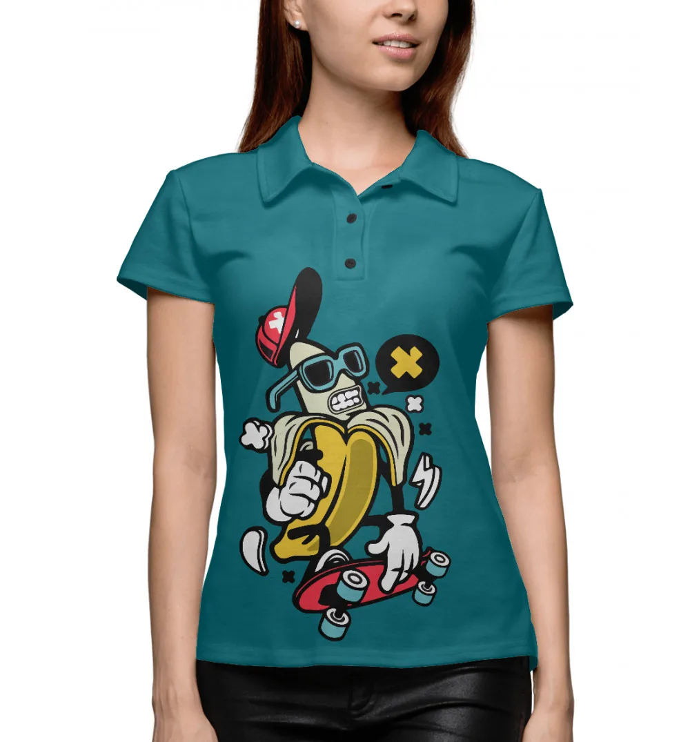 Женское поло Банан | Женская одежда