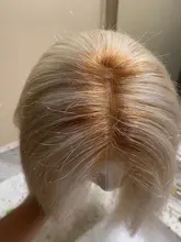 Pelucas de cabello humano Rubio degradado para mujer, pelo liso 4T613 brasileño Remy 613, peluca con malla frontal transparente, pelucas de encaje prearrancadas