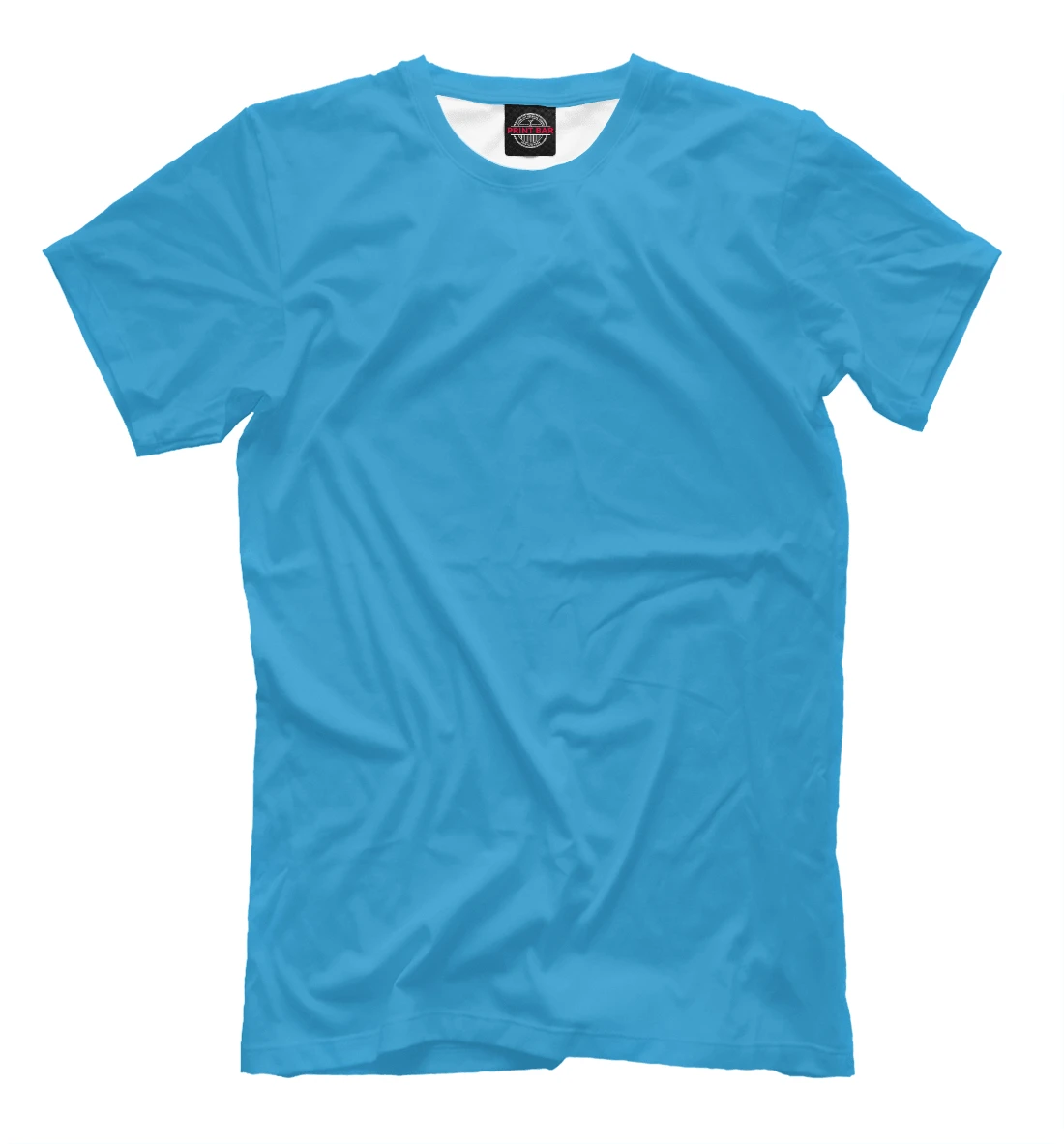 T-shirt color ceruleum sky blue (color) | Мужская одежда