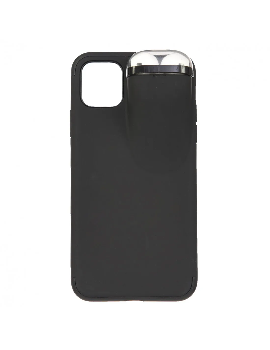 Black headphone Holder case for iPhone 11 Pro Max