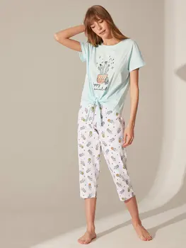 

Printed Cotton Pajamas set