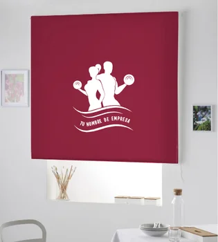 

Blind Iroa with themed and company name/Gyms Unisex ROLLER BLINDS TRANSLUCENT! (NETWORK 100X175)