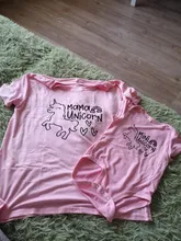 Mini camisetas de unicornio para mamá y yo, camisa a juego de 3 diseños para madre e hija, trajes a juego para mamá y bebé