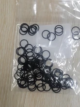 Gaskets Ring Washer Sealing Rubber 100pcs Black OD 9/10/11-/..