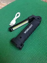 Flashlight-Torch Hanging-Hook-Lamp Work-Light Usb Rechargeable Magnetic Portable Outdoor Camping