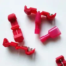 Wire-Connectors Lock Electrical-Cable Crimpingwaterproof Quick-Type Insulated 50pcs Straight