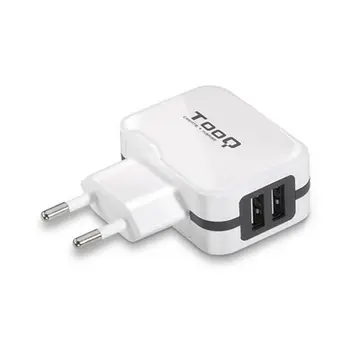 

Wall Charger TooQ TQWC-1S02WT USB x 2 17W White