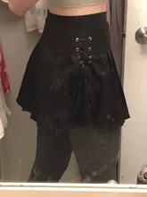 Falda plisada de cintura alta para mujer, minifaldas sexys de estilo Harajuku, gótico, Punk, Hip Hop, con lazo y cordones