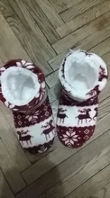 House Slippers Floor-Shoes Flip-Flops Christmas Winter Fur Plush Warm Cotton Indoor Fourrure