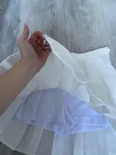 Vestido corto plisado de cintura alta para niñas, falda de tenis, uniforme con pantalones cortos interiores, ropa interior para bádminton, animadora