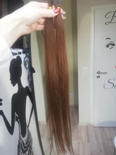 QHP pelo recto máquina Remy extensiones de cabello 50 unids/set queratina recta inclino el cabello humano