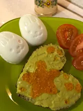 Boiled Egg Mold Cute Cartoon 3D Egg Ring Mould Bento Maker Cutter Decorating Egg Tool