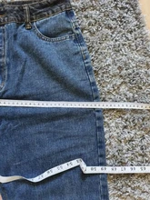 Viifaa-vaqueros de cintura alta para mujer, Vaqueros rectos informales con cremallera, color negro y azul, dos tonos, 2020