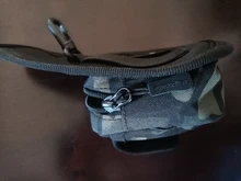 Tirachinas al aire libre, bolsa de bola de acero sin deformación para caza, bolsas de almacenamiento de cintura