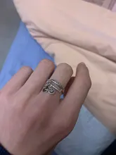 Anillos de cobre con cara sonriente y feliz para mujer, joyería ajustable apilable, regalo, estilo Punk Vintage