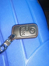 LLavero de cuero para Honda Accord CIVIC CRV, 2 botones, control remoto inteligente, 99%, 100%