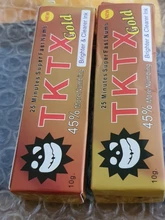 Tktx-Piercing de crema rosa, maquillaje permanente indoloro 45%, 10g antes de tktx, delineador de cejas y labios Analgésico