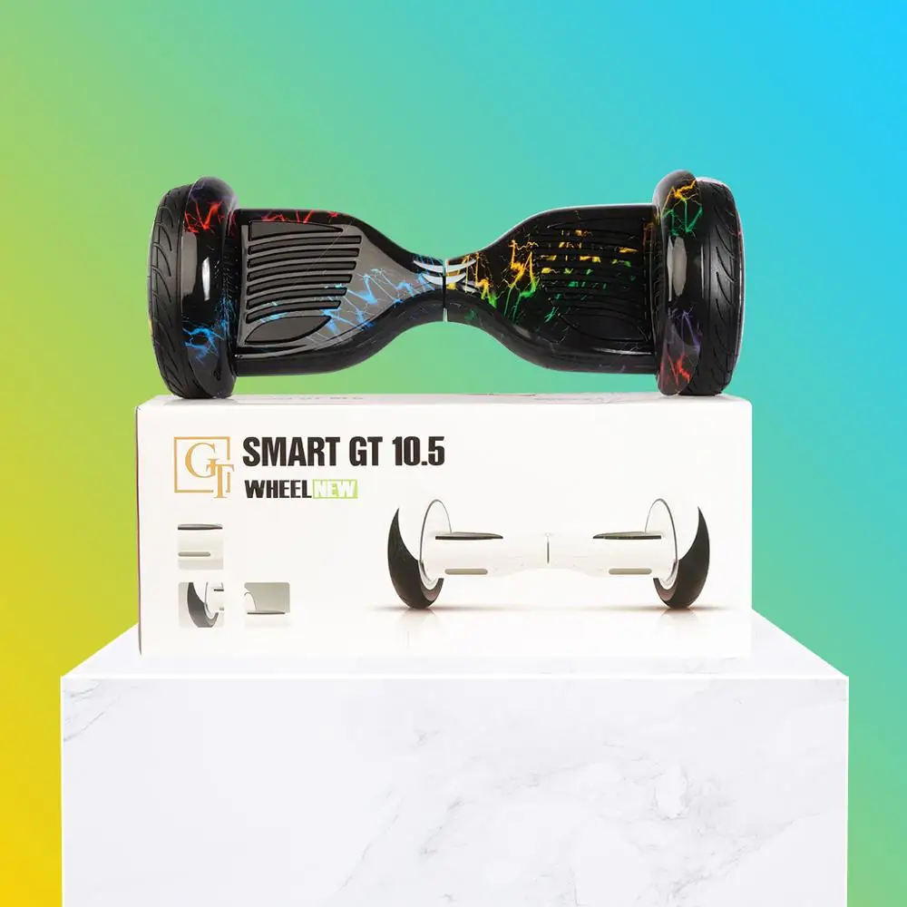 Гироскутер Ховерборд GT SMART Balance 10,5 дюймов с влагозащитой, самобаланс, электрический скейтборд,гироскоп, скутер - Цвет: GT-10.5-A15