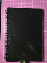 Bloc de notas para dibujo y pintura de grafiti, diario de bocetos, cubierta suave de papel negro, Bloc de notas, cuaderno, suministros escolares de oficina, 1 ud.