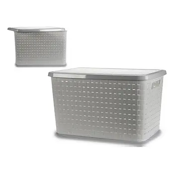 

Storage Box with Lid Plastic (40 x 34,5 x 58 cm) 75 L