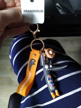 Llaveros de cocodrilo a la moda, llavero con zorro Original, muñeco de erizo de dibujos animados, colgante de anillos de llave, novedad de 2021