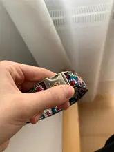 Collar de nailon para perro, personalizado con placa de etiqueta de identificación grabada para mascota, reflectante, perros pequeños, medianos y grandes