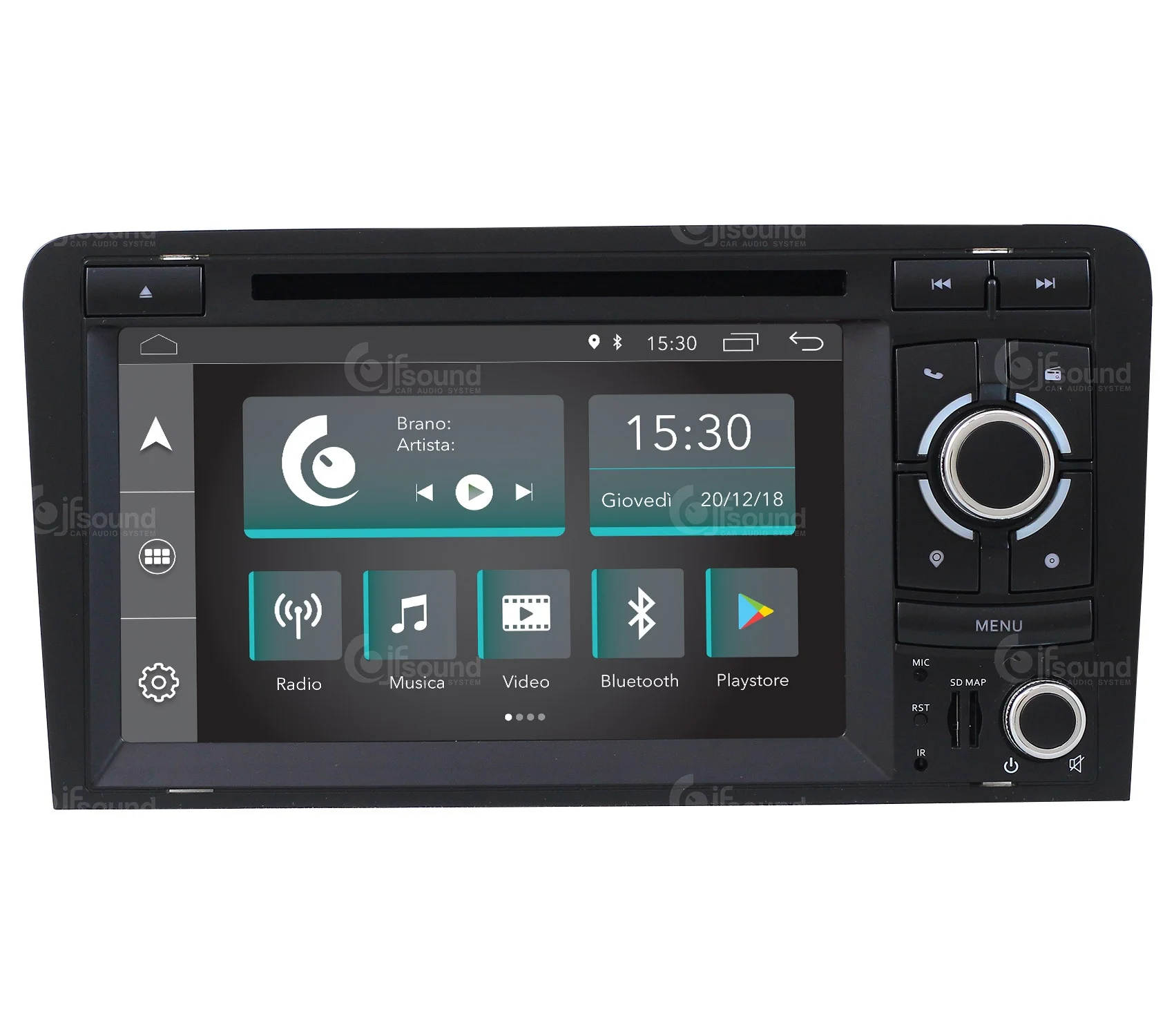 Обычай fit автомобильное радио Audi A3 Android Gps Bluetooth Wifi DAB Usb Full Hd сенсорный экран