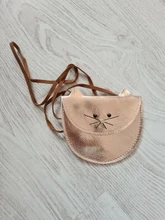 Bolso de mensajero pequeño para niños y niñas, monedero de gatos, Mini bolso de hombro, pequeño