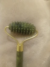 Lift-Tools Facial-Massage-Roller Jade-Stone Guasha Double-Heads Slim Neck Thin Scraping-Board-Set