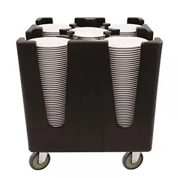 

Cart Mobile plates 6 divider black PE