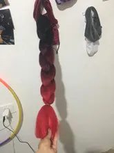 SmartBraid-trenza de cabello trenzado Jumbo, Color degradado, 24 pulgadas, caja de extensión de 100g, trenzada de cabello rubio, Rosa, Verde, africano