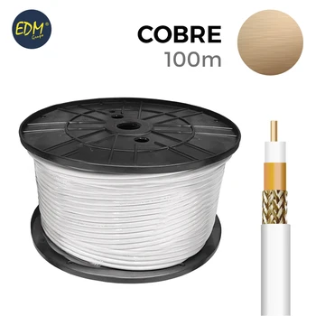 

COAXIAL CABLE shielded 100% copper EDM 100 meters