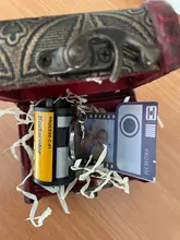 LLavero de película de fotos enrollable, regalos de pareja, álbumes de fotos artesanales, cubierta de llaveros, recuerdo personalizado, regalo del Día de la madre, regalo para enamorados, 10 Uds.