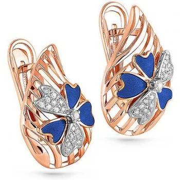 

Kabarovsky earrings with 36 diamonds in red gold