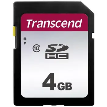 

Memory card SDXC / SDHC 300S 4 GB UHS-I class 10 speed 20 MB / sTRANSCEND6.35
