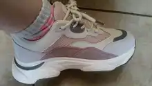 Chunky Sneakers Casual-Shoes Platform-Comfy Mesh-Leather Mixed-Colors Beautoday Women