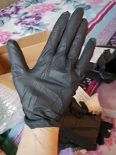 FSUP espesar 50 unids/lote guantes desechables de nitrilo guante de seguridad guante de trabajo antiestático impermeable jardín tatuaje belleza mecánico