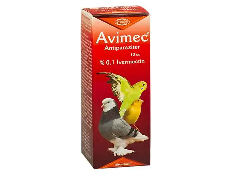 Aviec 10 мл клещей/блох/клещей контроль% 0,1 Ivermectin пятно на каплях для Клетки птиц