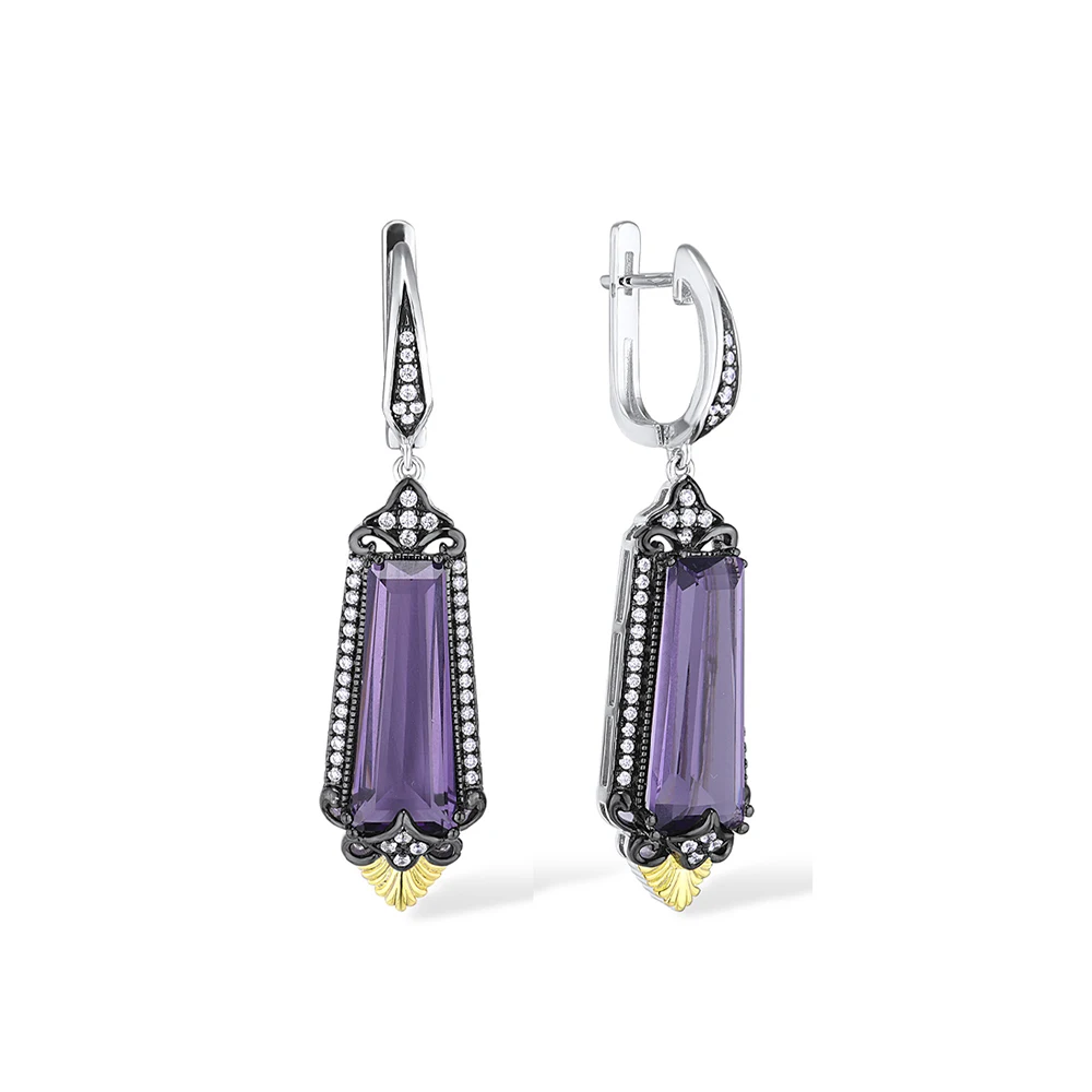Серебряные серьги VALTERA проба 925
