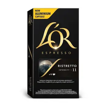 

RISTRETTO L 'or, 10 compatible NESPRESSO aluminium capsules