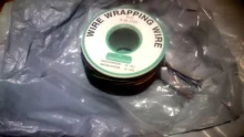One Roll 8 Colors 30AWG Wire Wrapping Wire, Tinned Copper Solid, PVC insulation