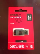 SanDisk 100% Original Cruzer Blade CZ50 USB Flash Drive 128GB 64GB 32GB 16GB Pen Drive USB 2,0 disco memoria Pendrive Stick