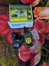 Collar de entrenamiento eléctrico para perros, collarín LCD para perro, impermeable, recargable, mascota de Control remoto, para todos los tamaños, choque, vibración, sonido, 50% de descuento