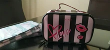 FUDEAM-Bolsa de cosméticos portátil de cuero para mujer, almacenamiento de artículos para la higiene de viaje, bolso organizador, estuche de maquillaje impermeable para mujer