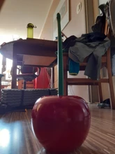 Cepillo de baño nueva hermosa cereza forma Cepillo para inodoro Cepillo de inodoro y titular Set de inodoro Cepillo de Borstel Wc Cepillo Wc trump enikemathemick ④ decoración de hogar