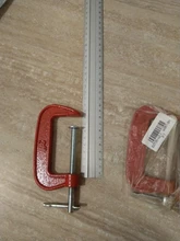 Iron Metal-Clamping Woodwork Adjust 25mm-100mm Heavy-Duty for Pads Soft-Jaw Red 1/3inch-c/W